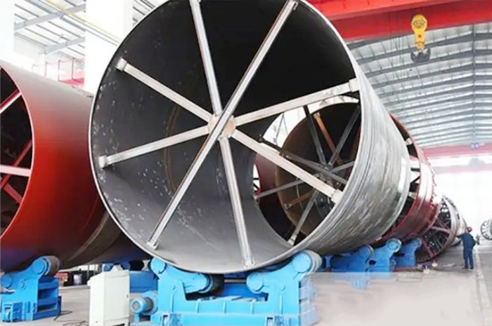 avtivated carbon rotary kiln details in factory
