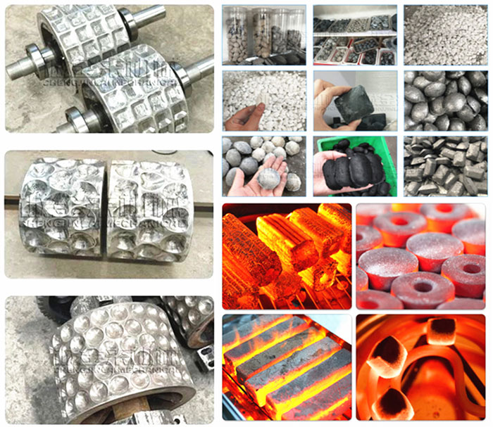 charcoal press machine moulds
