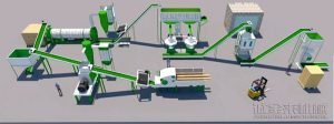 biomass wood pellet production line