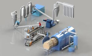 charcoal briquette production line