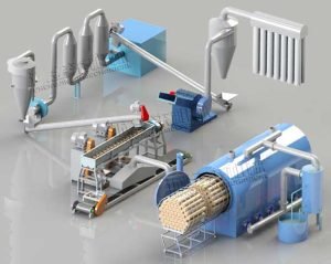 charcoal briquette production line