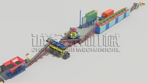 coal powder briquette production line