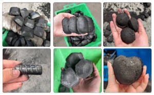 Charcoal Briquettes Machine Finished Product