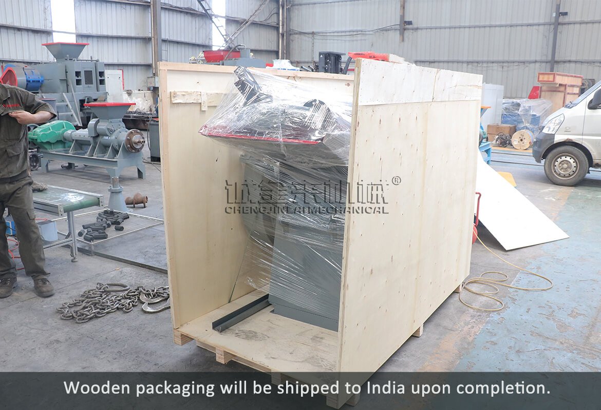 Charcoal Briquette Machine Shipped to India-1 (3)