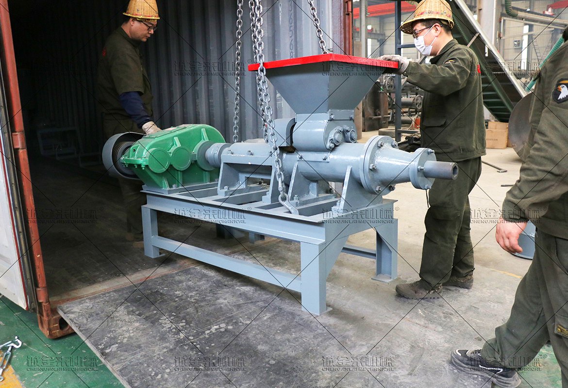 Charcoal Production Line Shipped from Factory to Cameroon